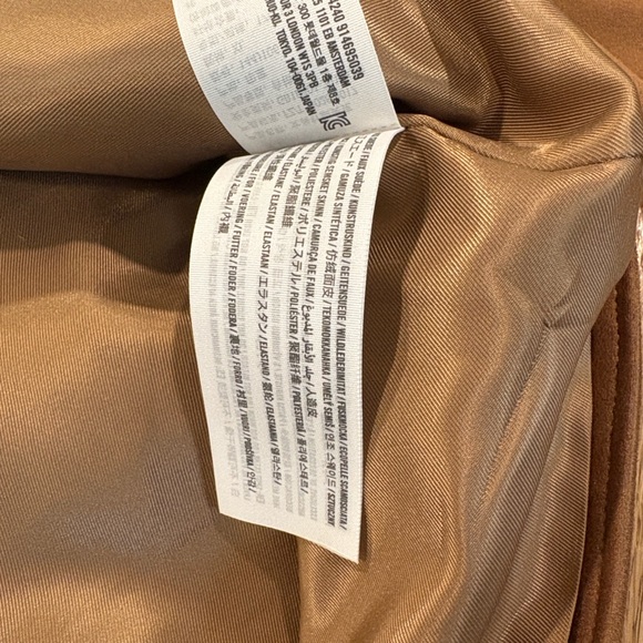 Abercrombie & Fitch Tan Short Jacket Ladies XL - Picture 10 of 10